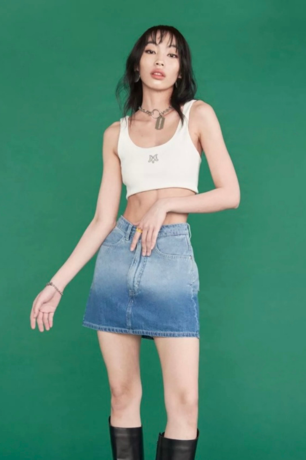 Mini Denim Skirt 02