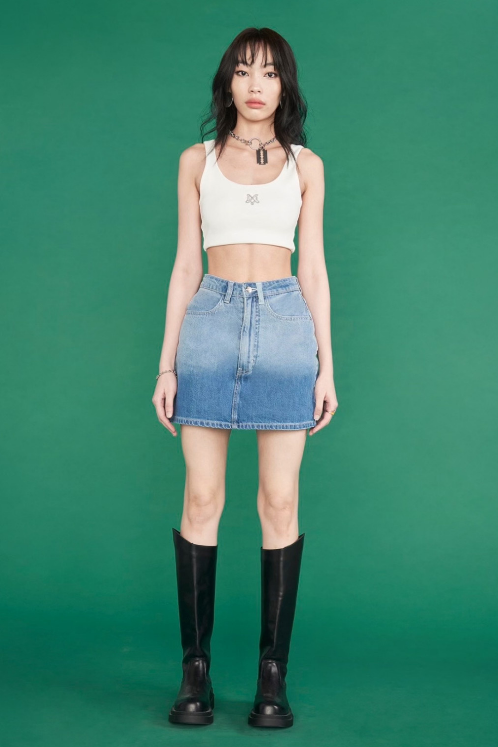 Mini Denim Skirt 02