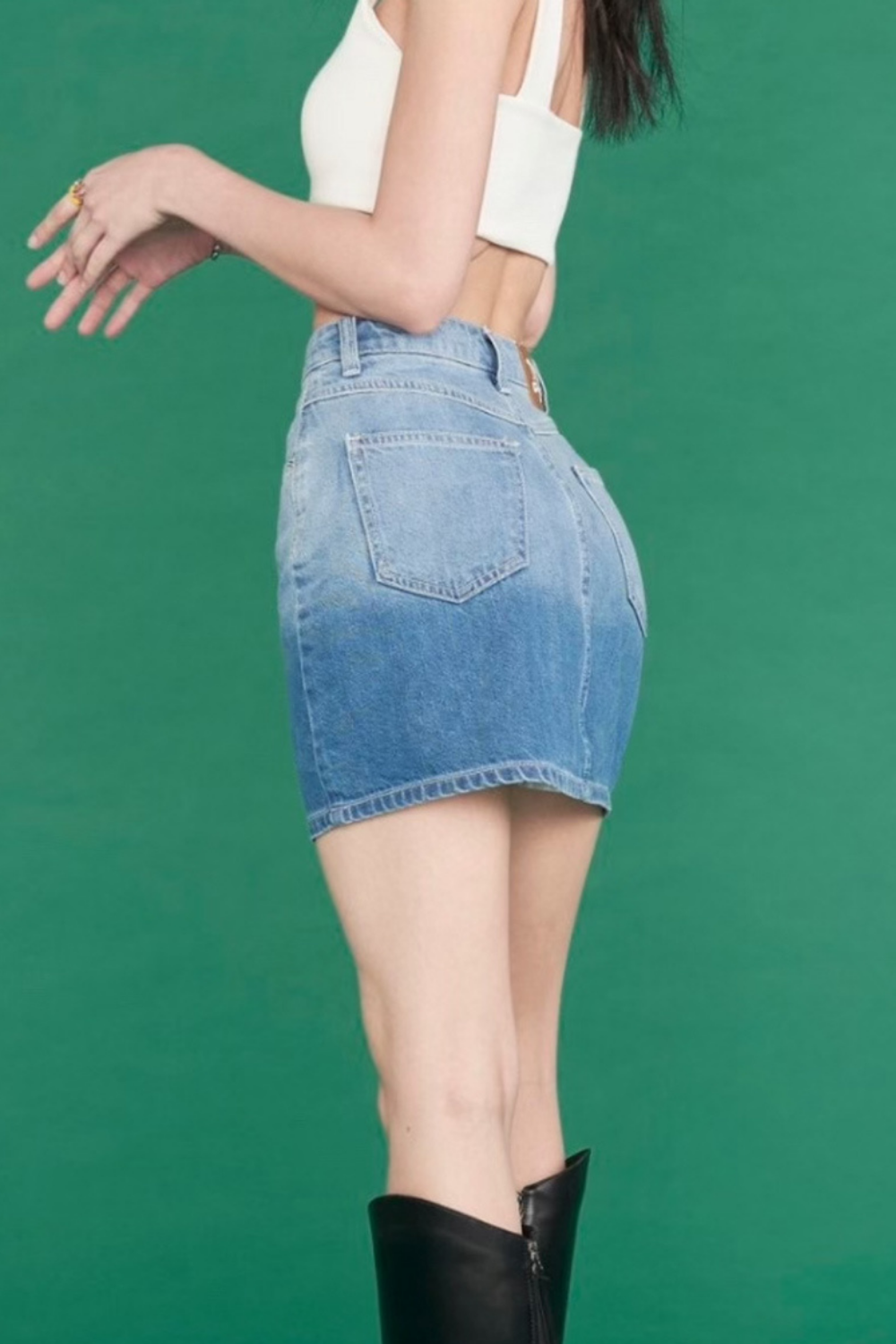 Mini Denim Skirt 02