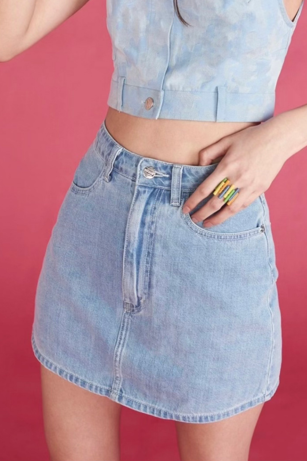 Mini Denim Skirt 02