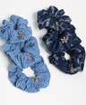 Merge Denim Scrunchie