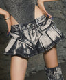 Rebel Mini Denim Skirt