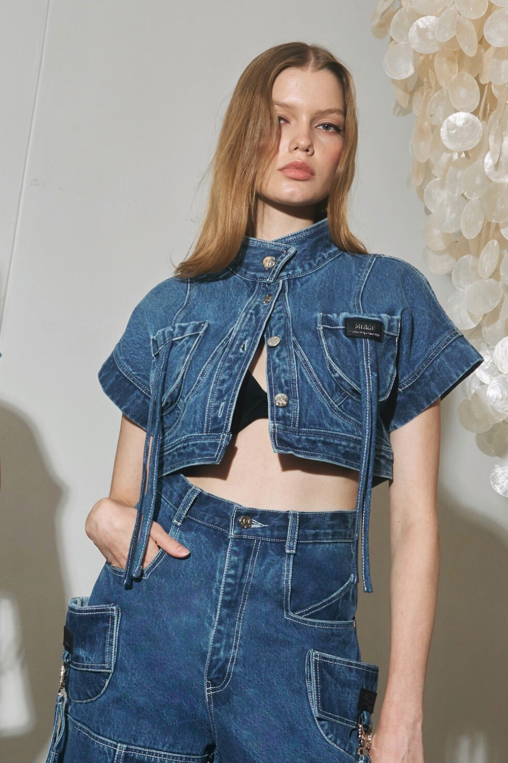 Theo Denim Top