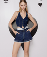 Charm Denim Vest