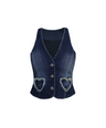 Crush Denim Vest