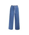 Meri Double Waisted Denim Trousers