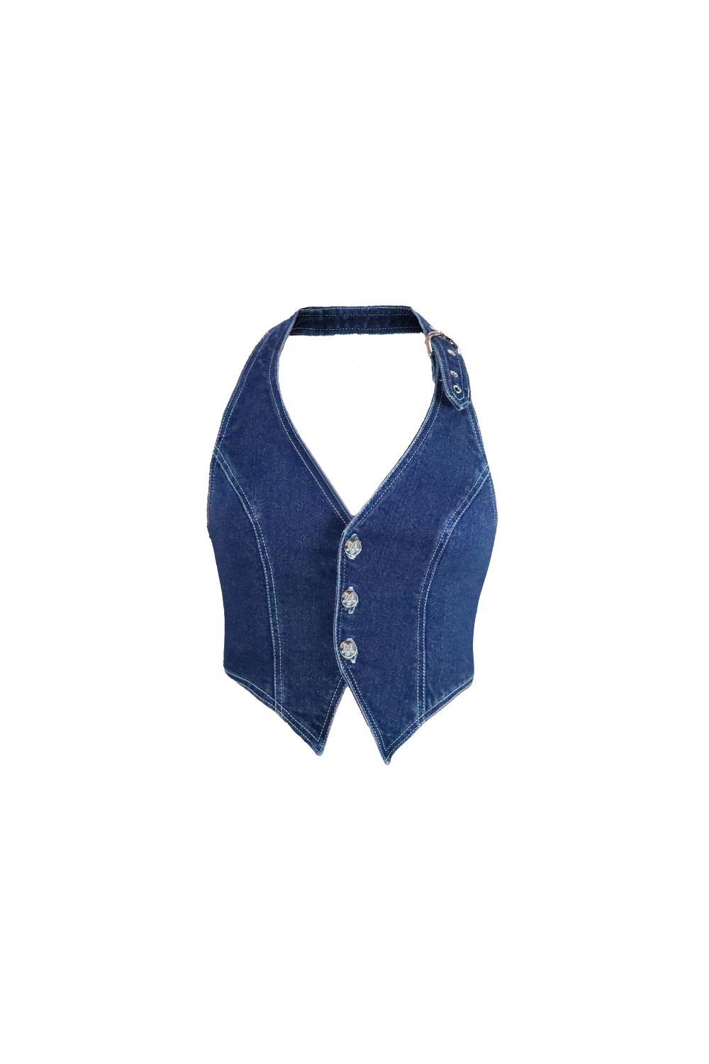 Charm Denim Vest