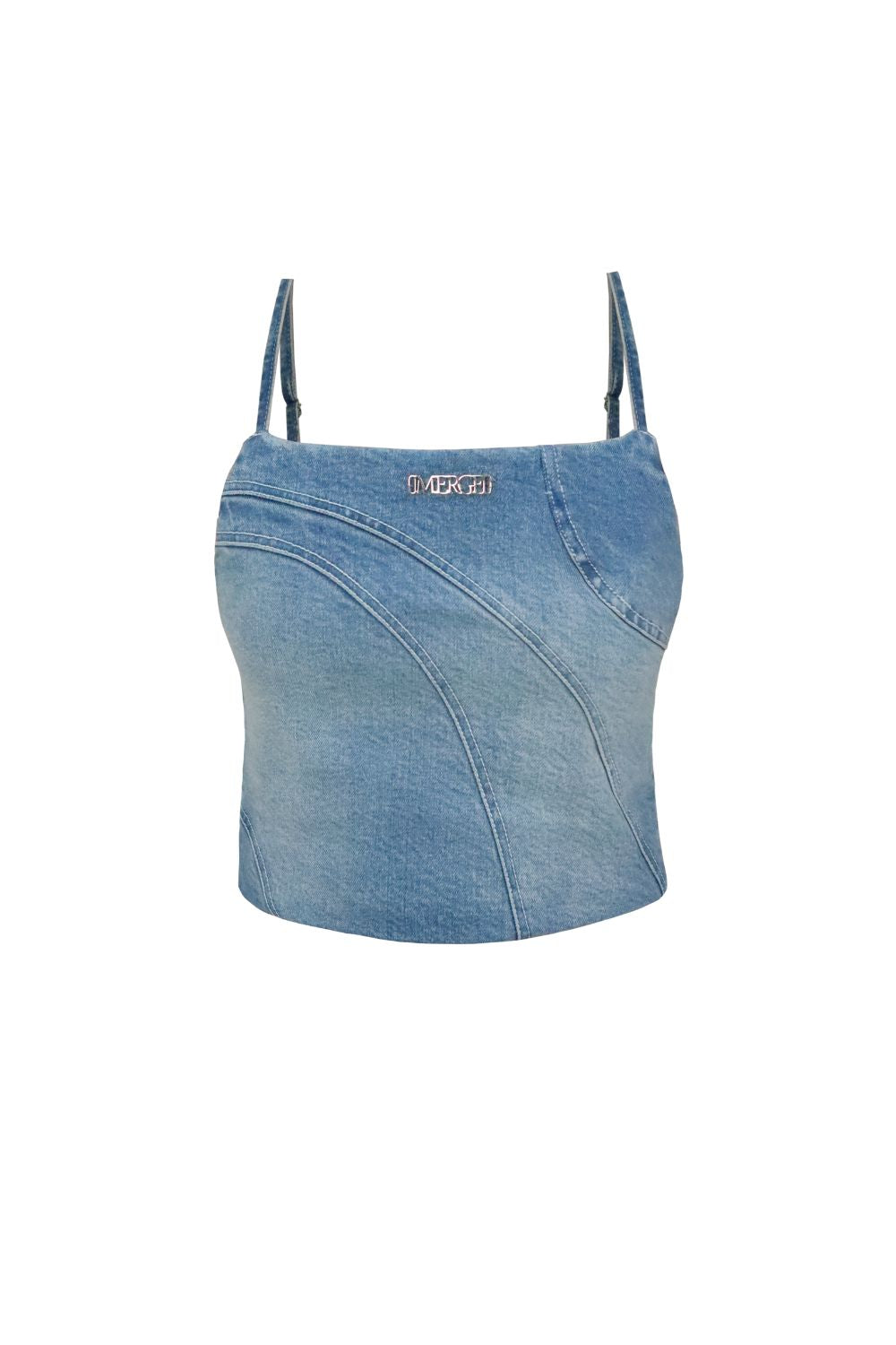 Marine Denim Top