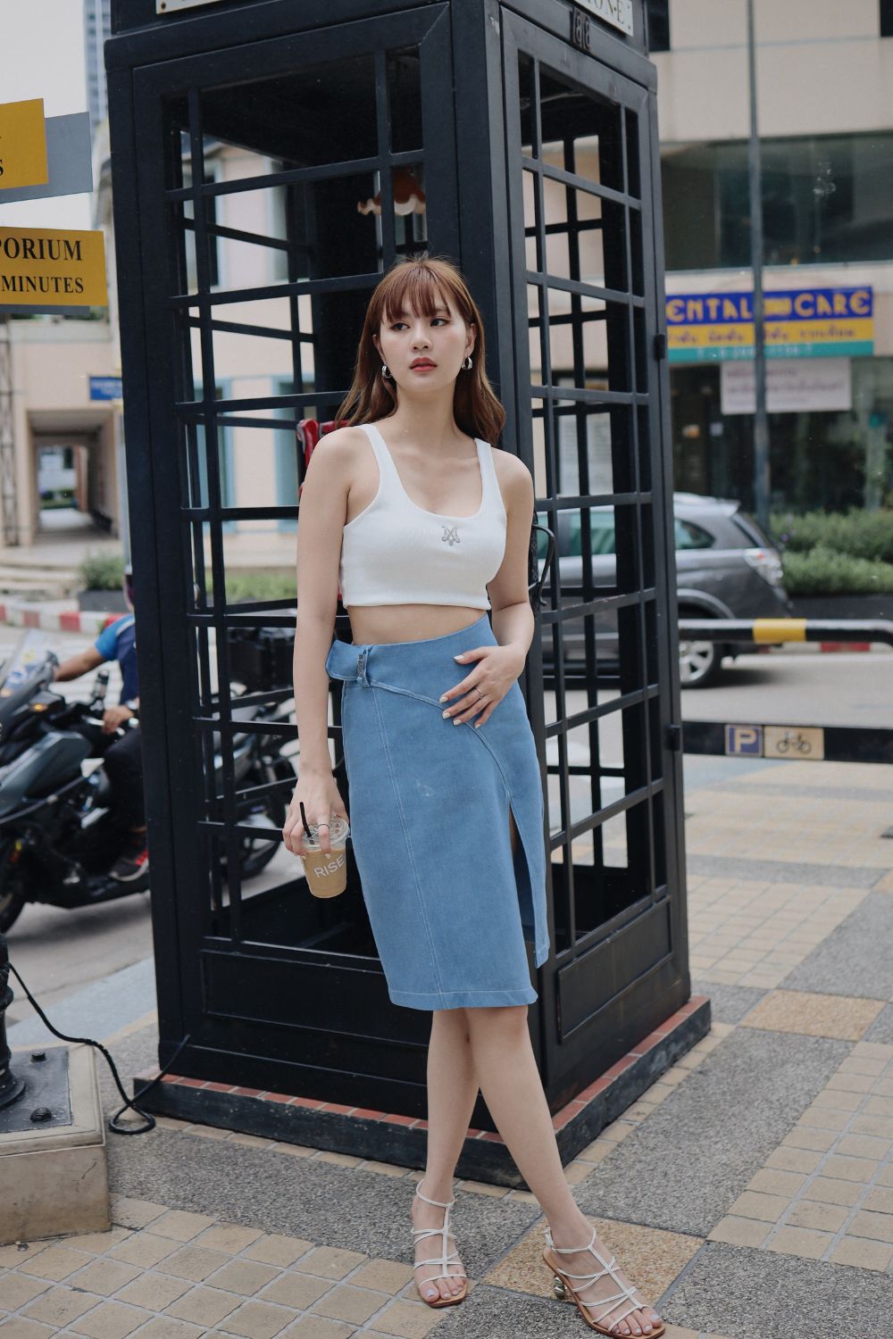 Hora Denim Skirt